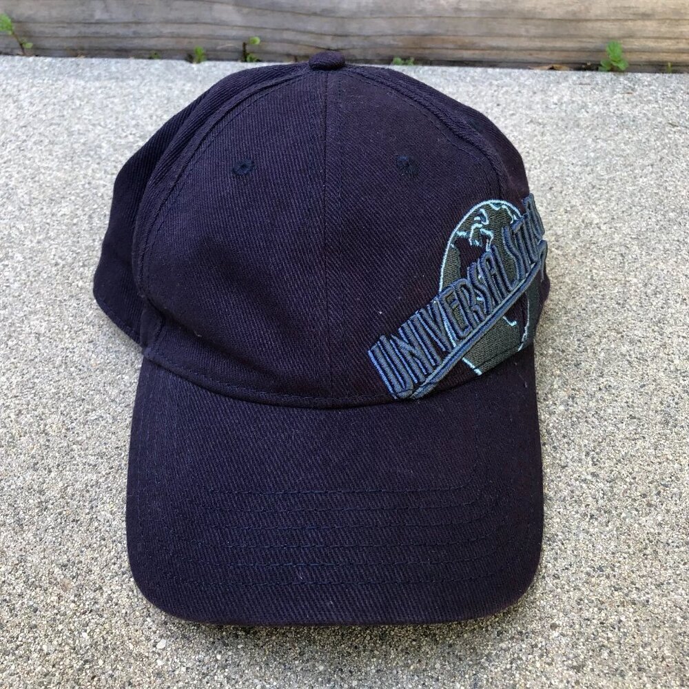 VTG UNIVERSAL STUDIOS Baseball Hat Men's Embroidered Cap Adjustable Blue​​​